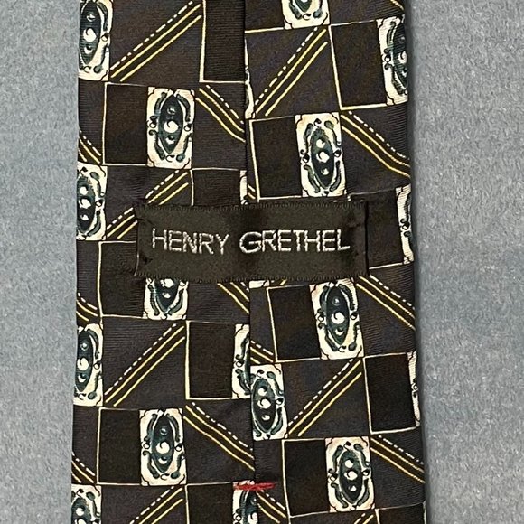 Bundle of 3 100% Silk Used Neckties. Made in the USA. - Picture 2 of 5